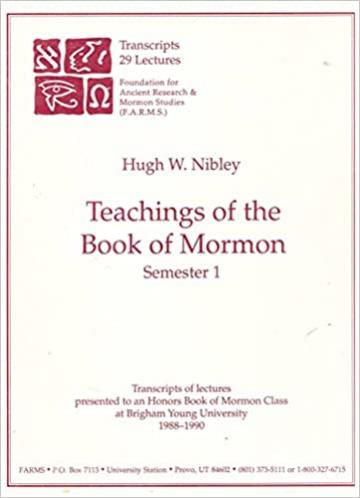 Teachings of the Book of Mormon: Semester 1