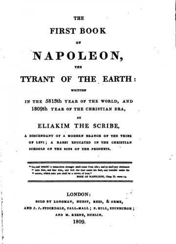 Book cover of The First Book of Napoleon, The Tyrant of the Earth
