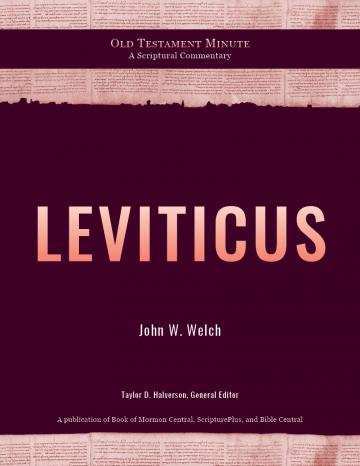 Cover of Old Testament Minute: Leviticus by John W. Welch.