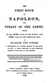 Book cover of The First Book of Napoleon, The Tyrant of the Earth