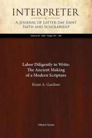 Book cover of Labor Diligently to Write