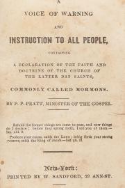 Book cover of A Voice of Warning and Instruction to All People