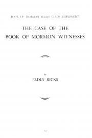 The Case of the Book of Mormon Witnesses