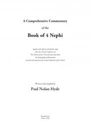 A Comprehensive Commentary of the Book of 4 Nephi