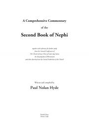 A Comprehensive Commentary of the Second Book of Nephi