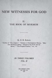 New Witnesses for God: Volume II - The Book of Mormon