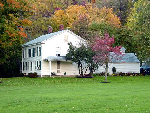 Home on what was once the Morley Farm, taken in 2001. (Postdates Latter-day Saint period)