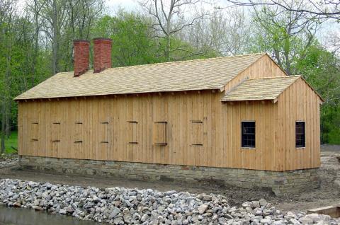 This view shows the ashery about the time it was dedicated. Taken in 2003.
