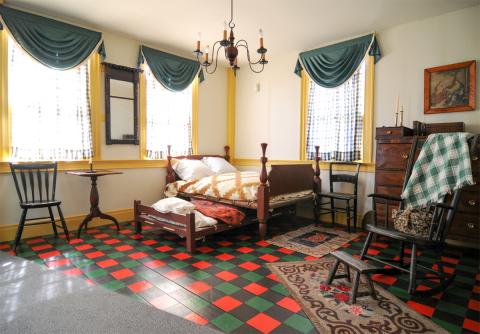 Room traditionally thought to be where the Smith family was when the Prophet was grabbed by the mob. Taken in 2009.
