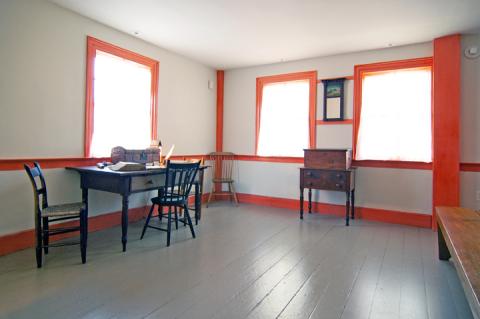 Upstairs room in the Johnson home where revelations, such as Section 76, were received. Taken in 2008.