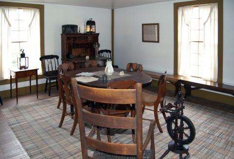 Interior view of the revelation or translation room in the store. Taken in 2006.