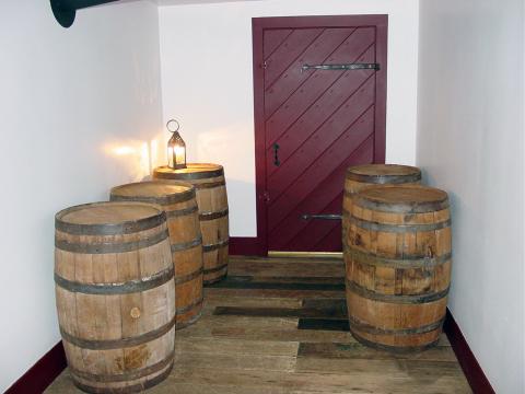 The upstairs hallway in the store. Taken in 2001.