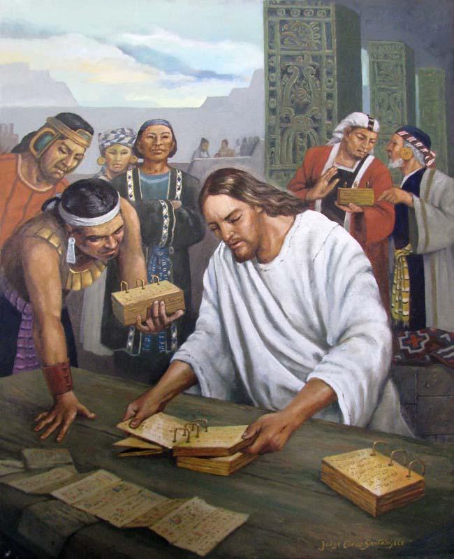 Jesucristo revisa las planchas